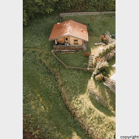 Das Paradieschen Edlitz - Stilvolles Blockhaus Mit Kamin Buitenkant foto